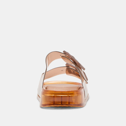 Dolce Vita SHOES Julio Whiskey Vinyl Sandals