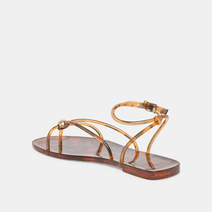 Dolce Vita SHOES Kenley Vinyl Tortoise Jelly Sandals