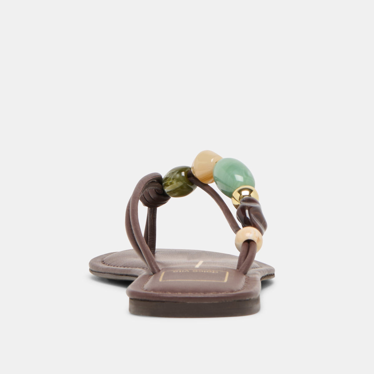 Dolce Vita SHOES Cely Dk Brown Leather Sandals