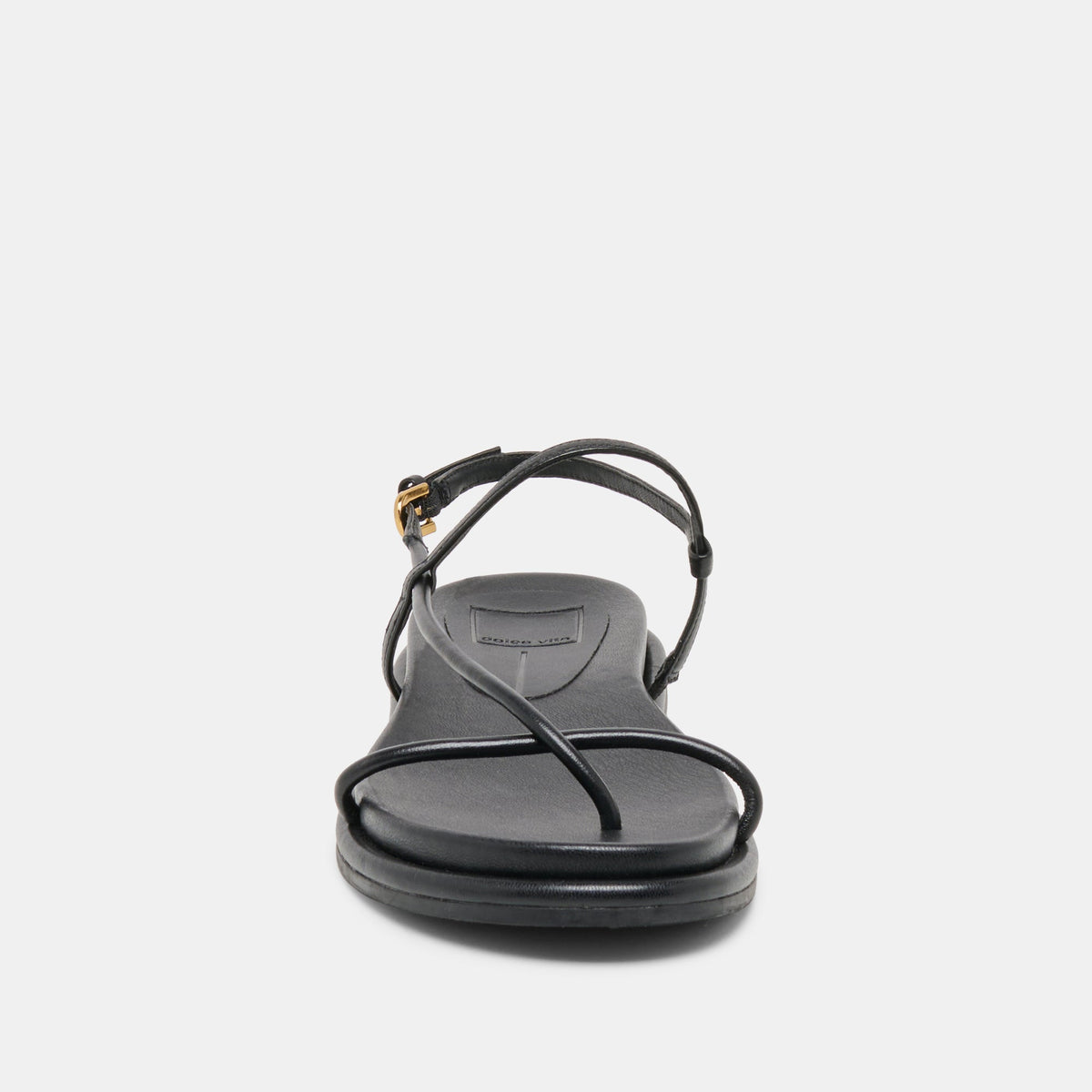 Dolce Vita SHOES Dom Black Leather Sandals