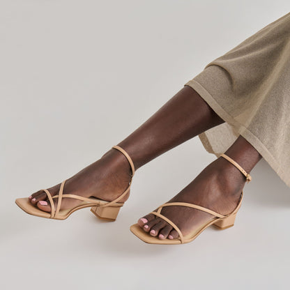 Dolce Vita SHOES Karlos Lt Tan Leather Sandals