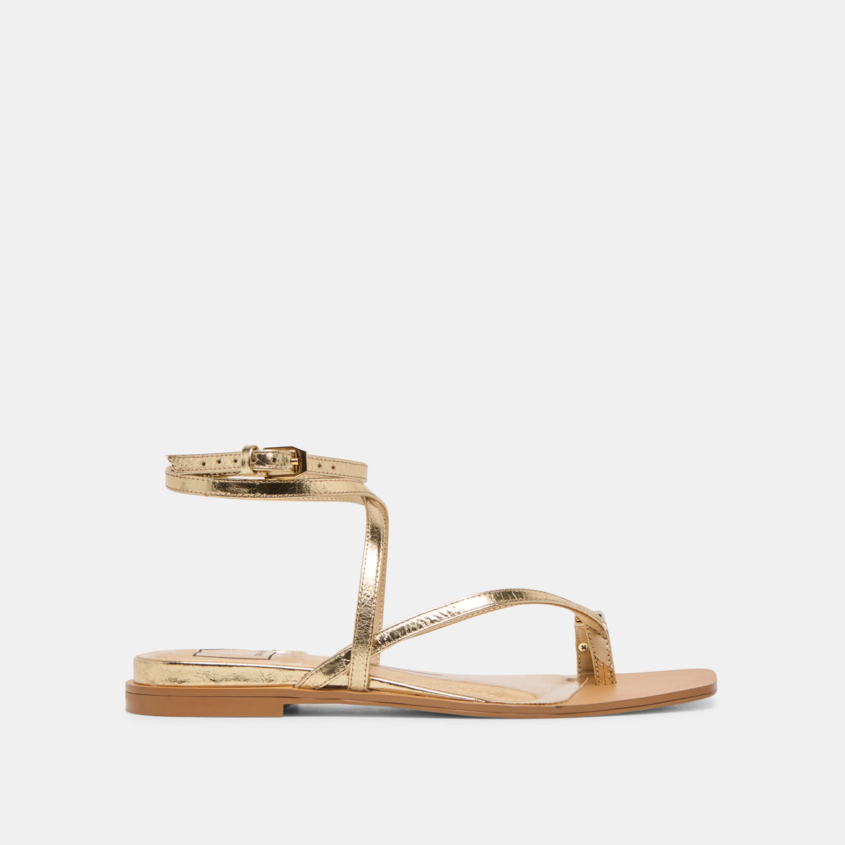 Dolce Vita SHOES Tyrice Gold Leather Sandals