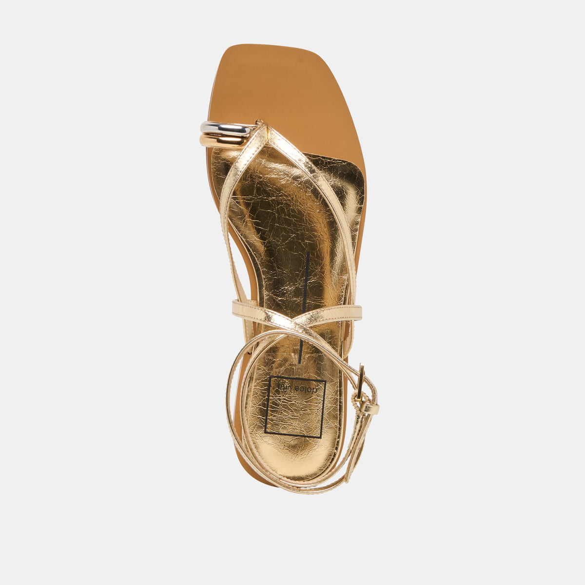 Dolce Vita SHOES Tyrice Gold Leather Sandals