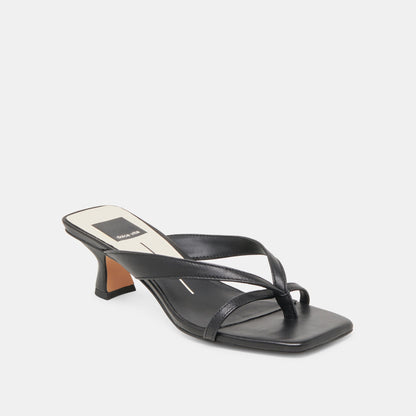 Dolce Vita SHOES BREVEL HEELS ONYX LEATHER
 – Dolce Vita