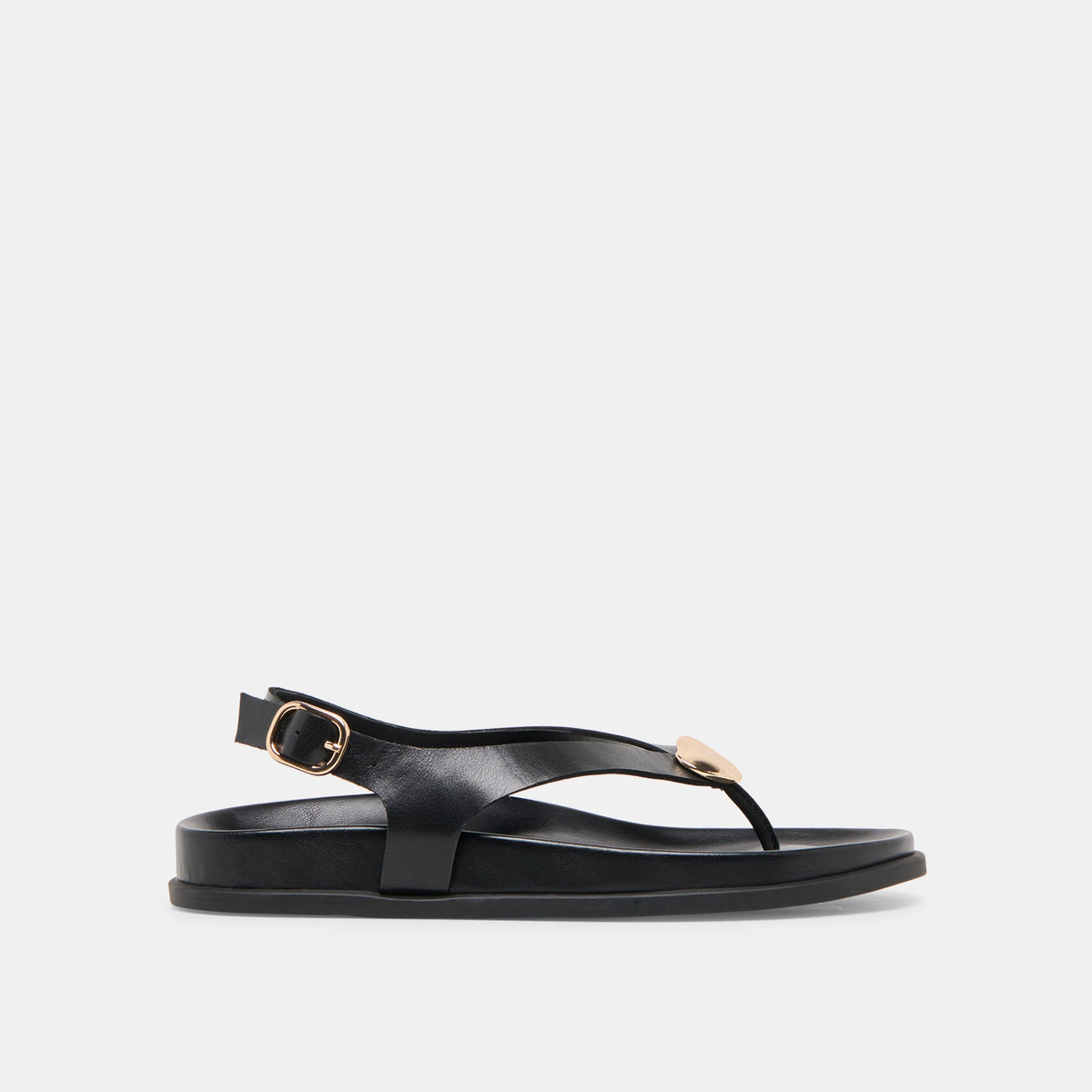 Dolce Vita SHOES Jony Black Leather Sandals