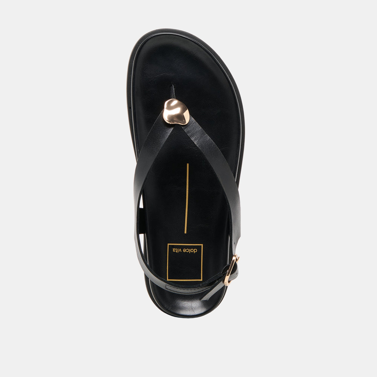Dolce Vita SHOES Jony Black Leather Sandals