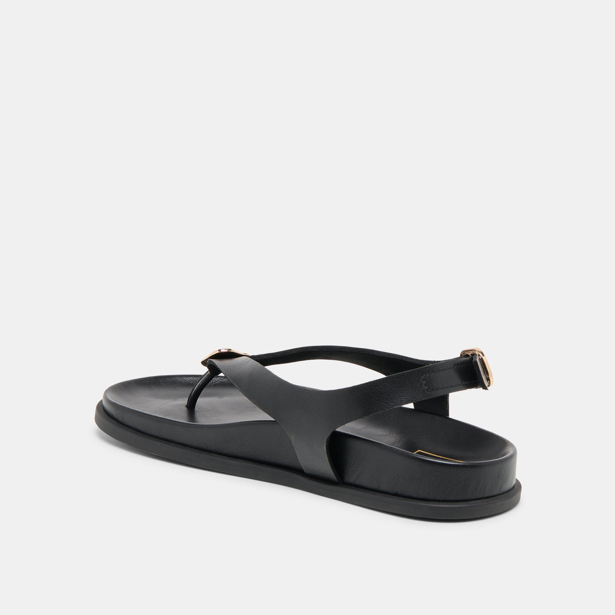 Dolce Vita SHOES Jony Black Leather Sandals