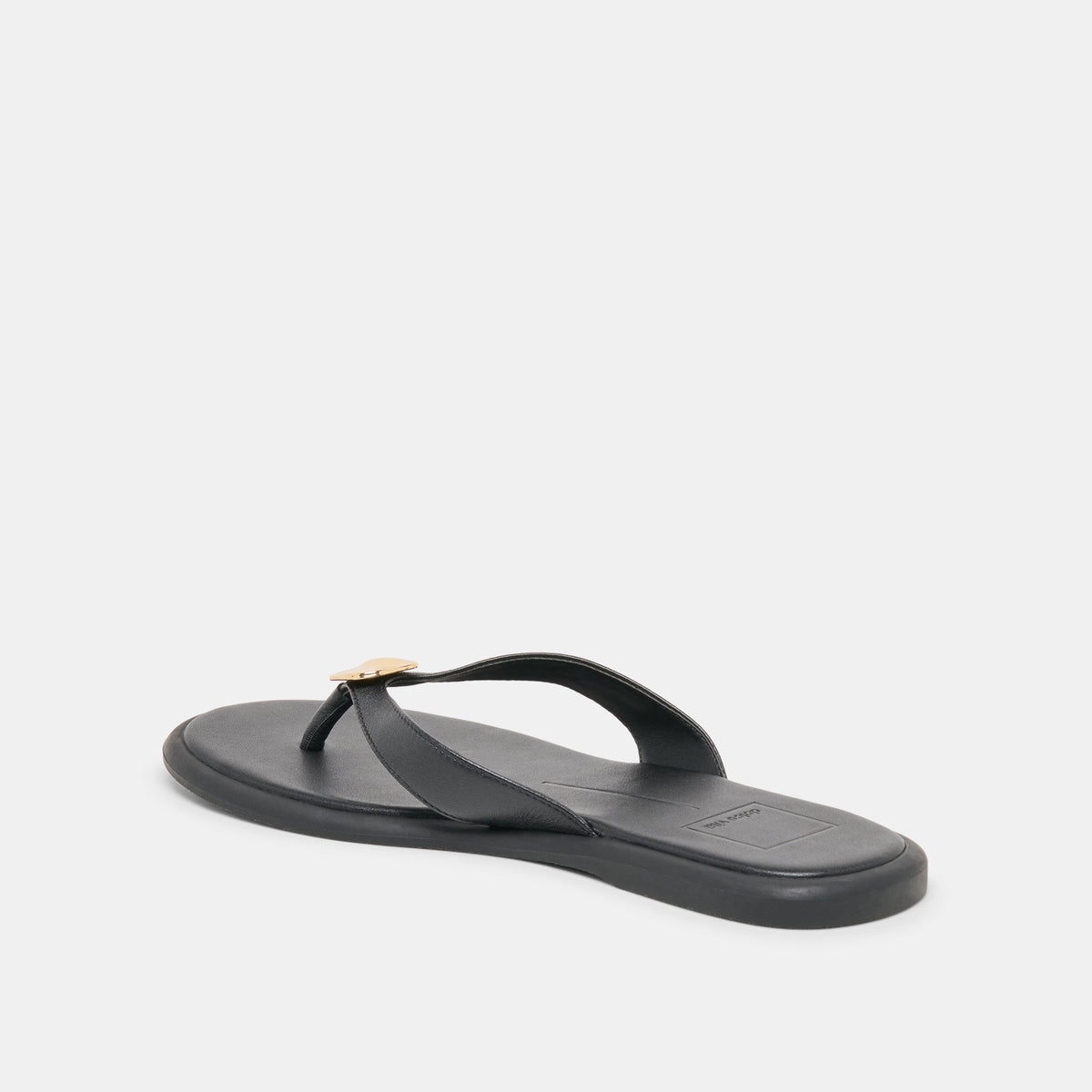Dolce Vita SHOES Jaina Black Leather Sandals