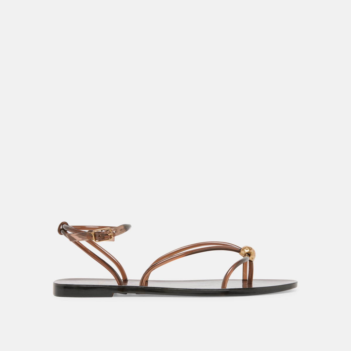 Dolce Vita SHOES Kenley Vinyl Chocolate Jelly Sandals