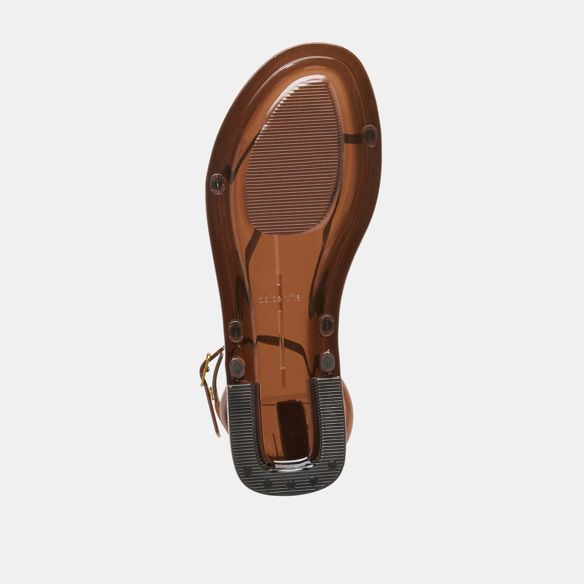 Dolce Vita SHOES Kenley Vinyl Chocolate Jelly Sandals