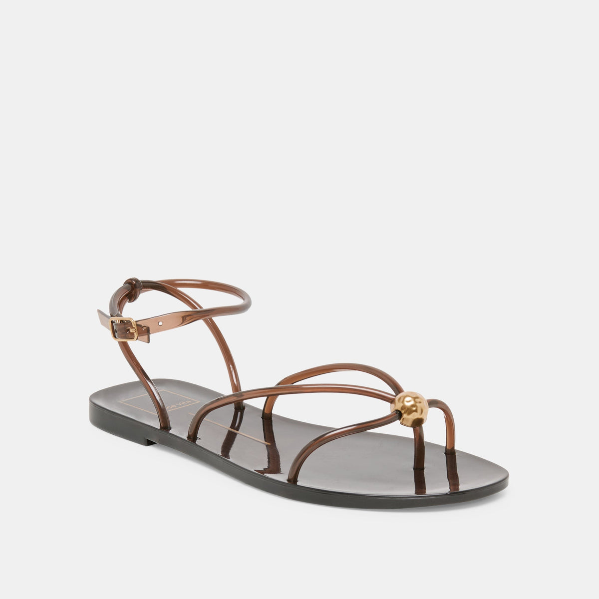 Dolce Vita SHOES Kenley Vinyl Chocolate Jelly Sandals
