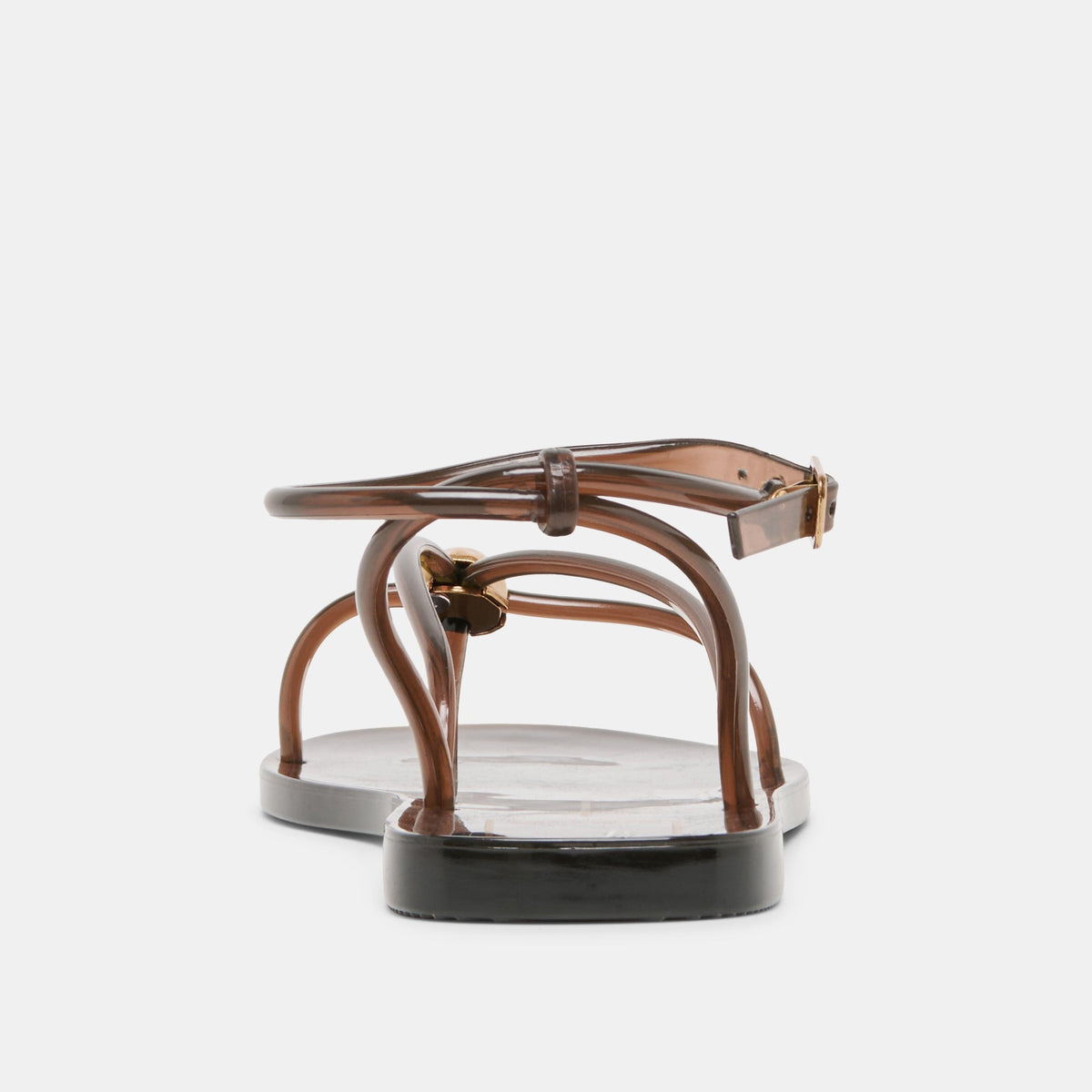 Dolce Vita SHOES Kenley Vinyl Chocolate Jelly Sandals