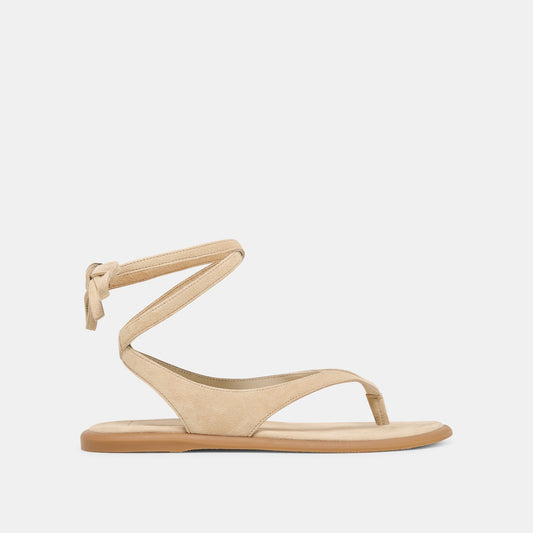 Dolce Vita SHOES Jayden Almond Suede Sandals
