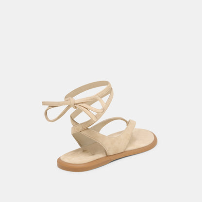 Dolce Vita SHOES Jayden Almond Suede Sandals