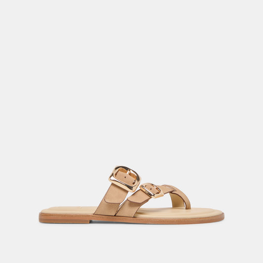Dolce Vita SHOES Shore Camel Suede Sandals