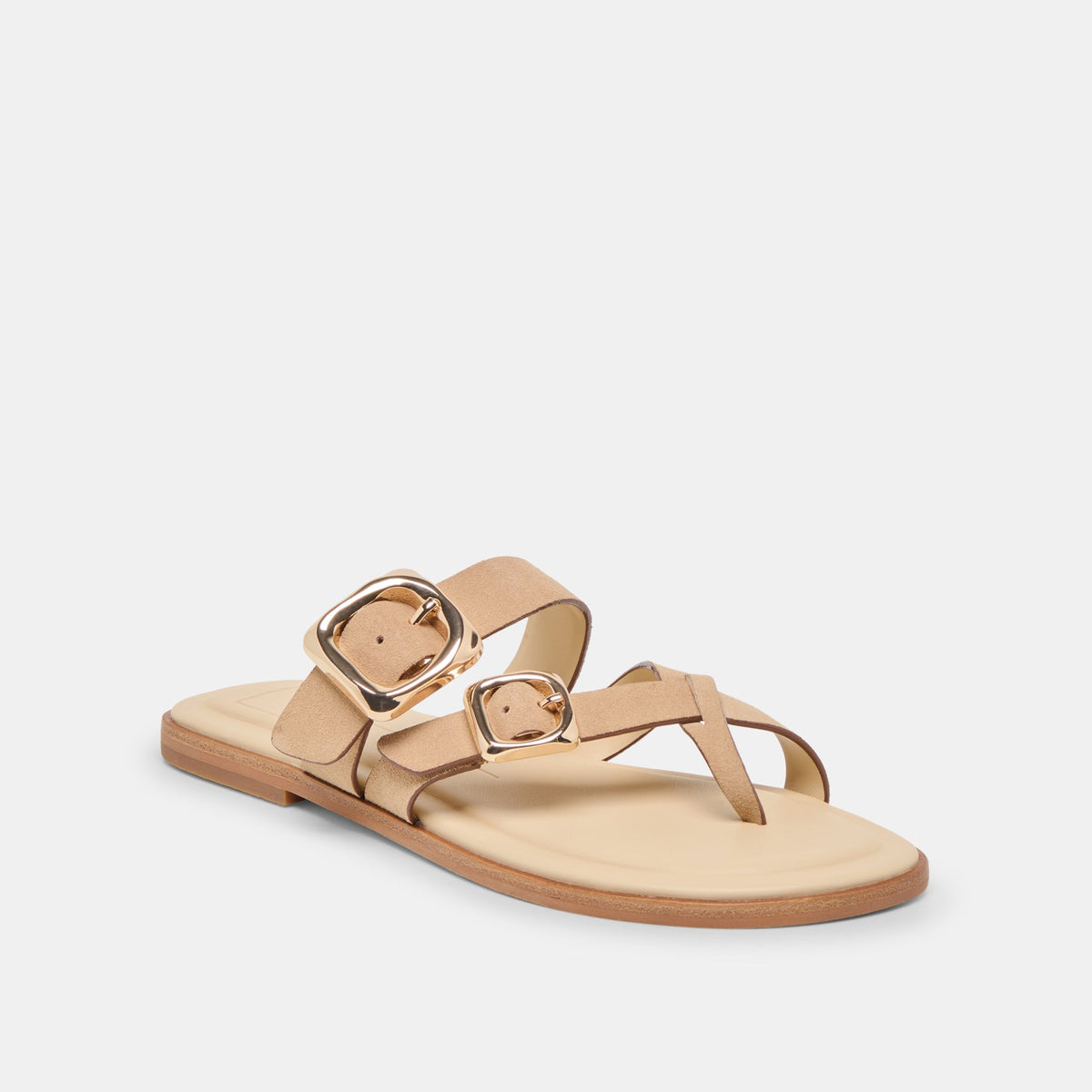 Dolce Vita SHOES Shore Camel Suede Sandals