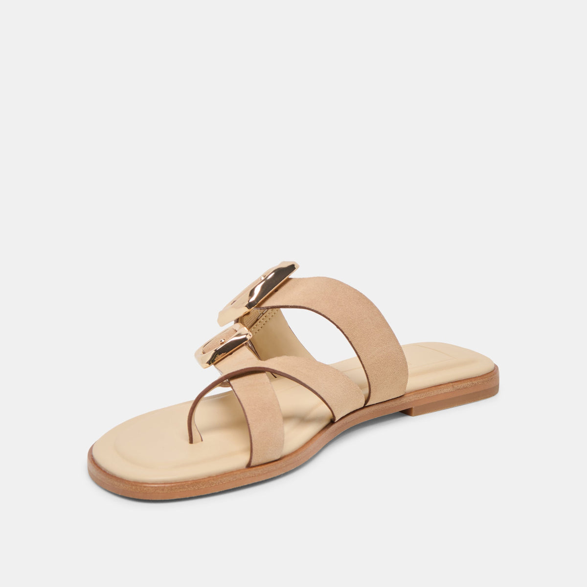 Dolce Vita SHOES Shore Camel Suede Sandals