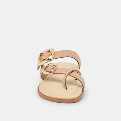 Dolce Vita SHOES Shore Camel Suede Sandals