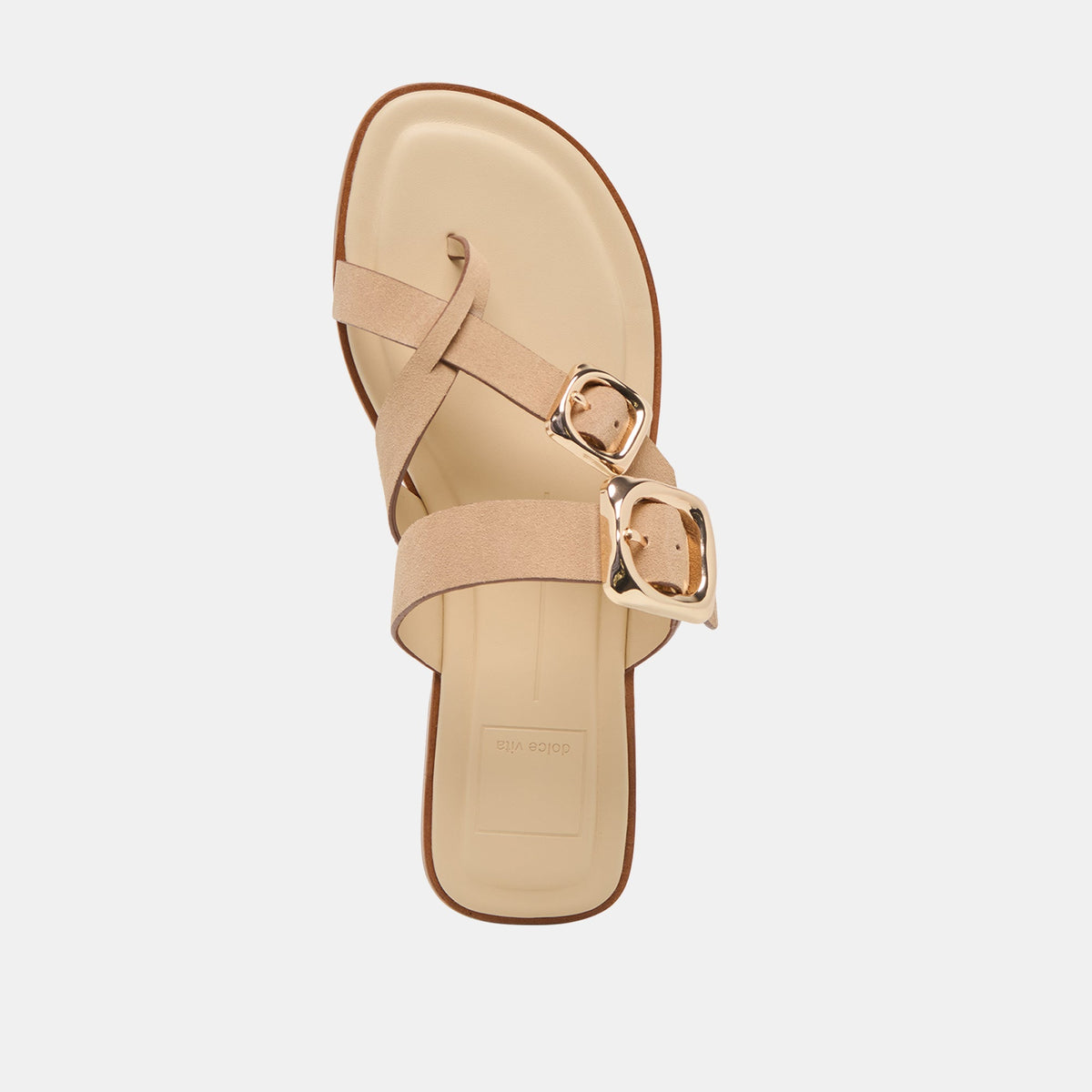 Dolce Vita SHOES Shore Camel Suede Sandals
