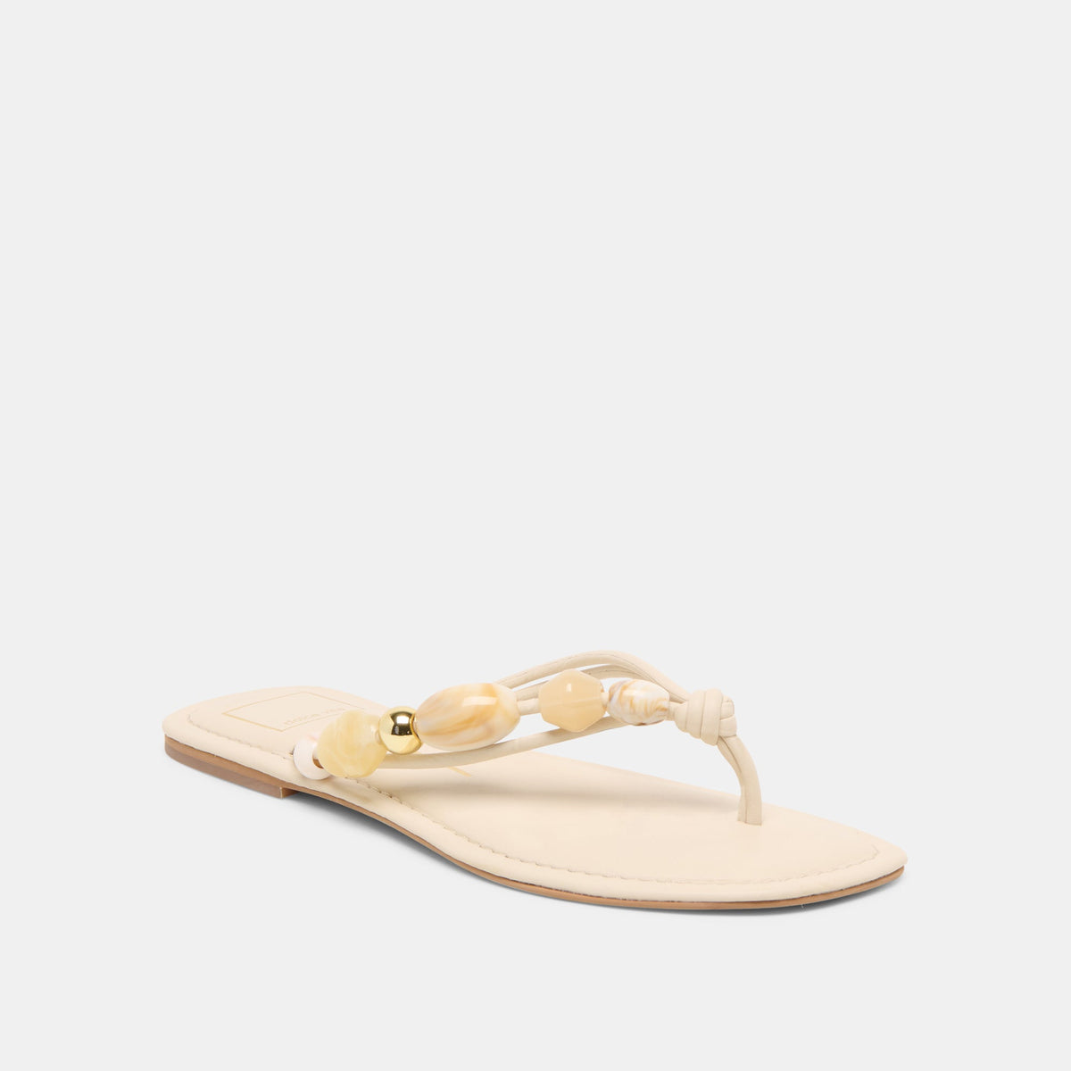 Dolce Vita SHOES Cely Ivory Leather Sandals