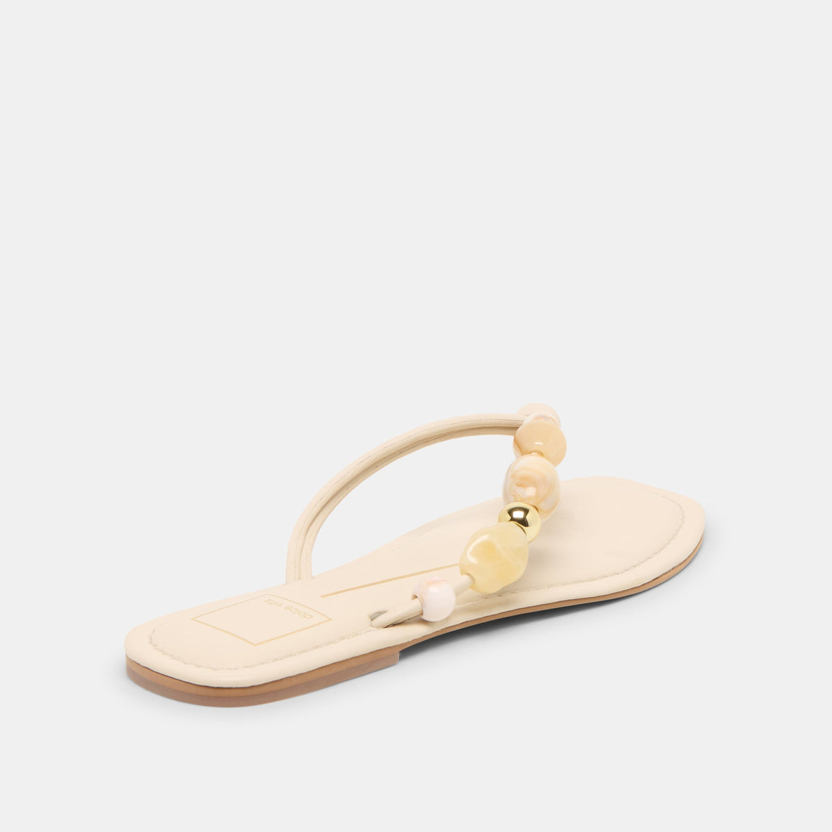 Dolce Vita SHOES Cely Ivory Leather Sandals
