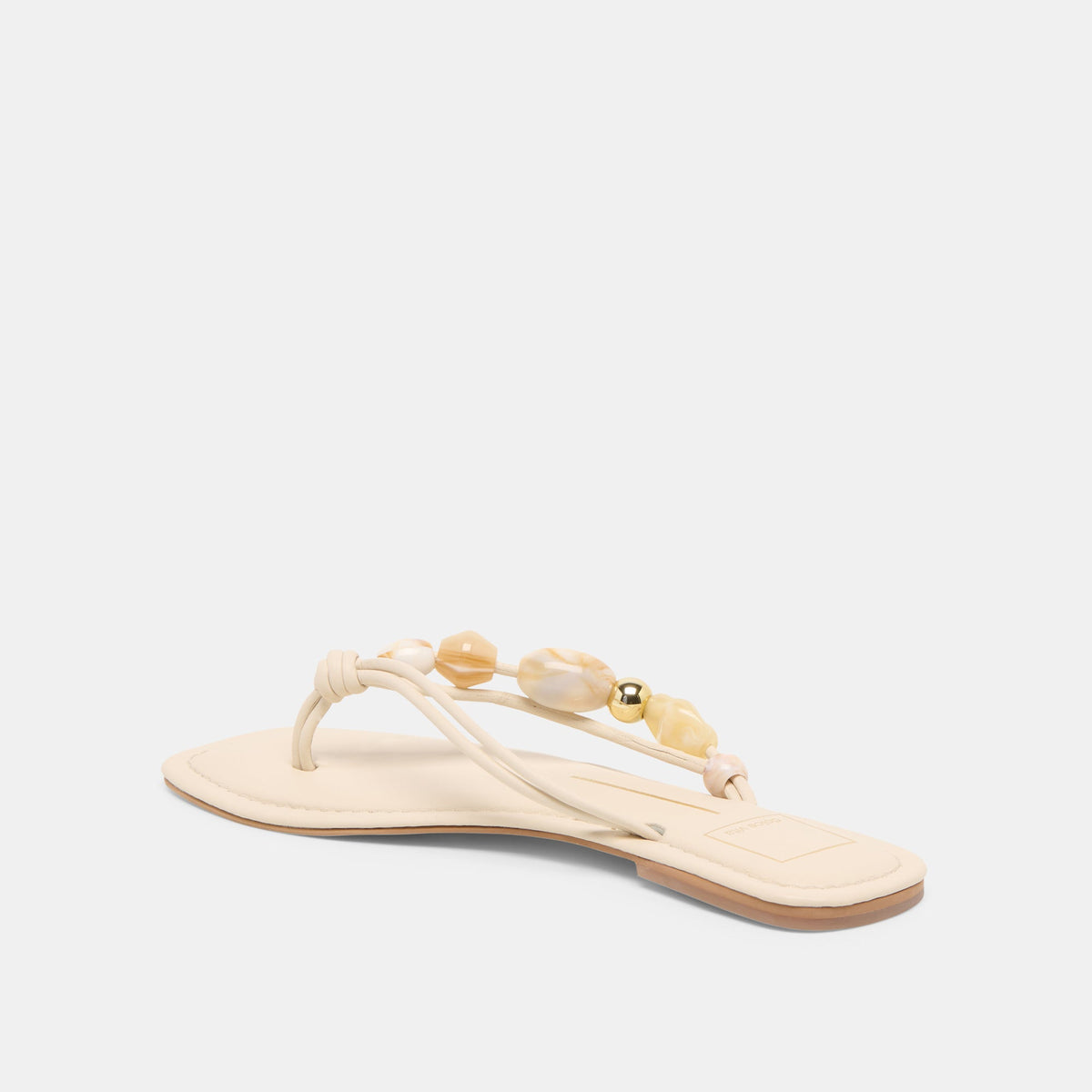 Dolce Vita SHOES Cely Ivory Leather Sandals
