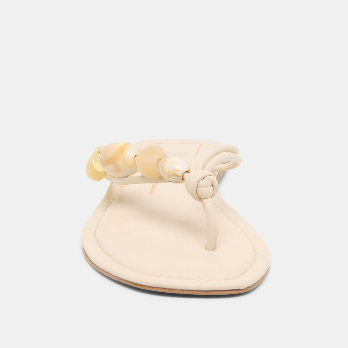 Dolce Vita SHOES Cely Ivory Leather Sandals
