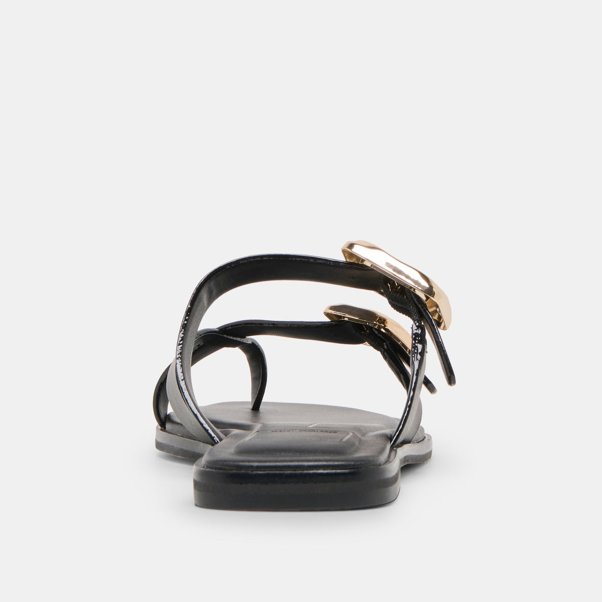 Dolce Vita SHOES Shore Black Leather Sandals