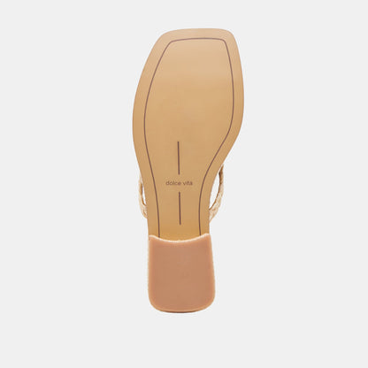 Dolce Vita SHOES BARTY SANDALS LT NATURAL RAFFIA
 – Dolce Vita