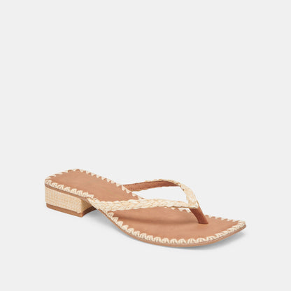 Dolce Vita SHOES BARTY SANDALS LT NATURAL RAFFIA
 – Dolce Vita