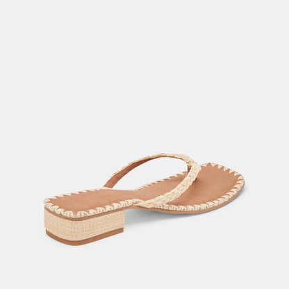 Dolce Vita SHOES BARTY SANDALS LT NATURAL RAFFIA
 – Dolce Vita