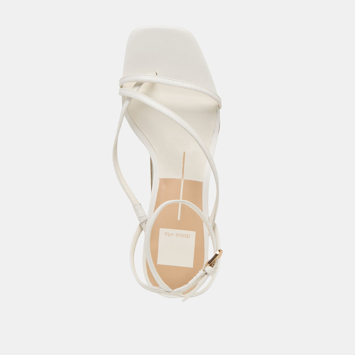 Dolce Vita SHOES Karlos True White Leather Sandals
