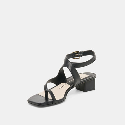 Dolce Vita SHOES Kameo Black Leather Heels
