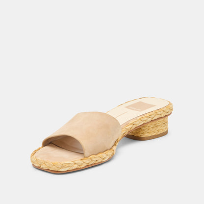 Dolce Vita SHOES Dixi Camel Suede Sandals