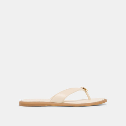 Dolce Vita SHOES Jaina Bone Leather Sandals