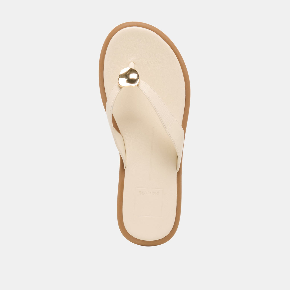 Dolce Vita SHOES Jaina Bone Leather Sandals