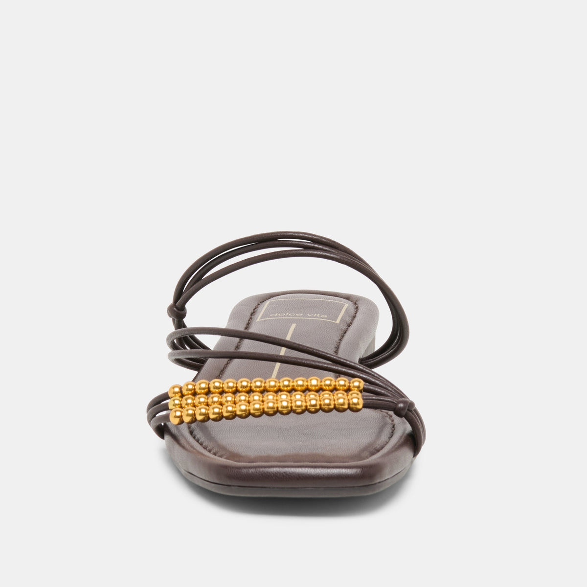 Dolce Vita SHOES LYNDEE BEAD Espresso Stella Strappy Open-Toe Sandals