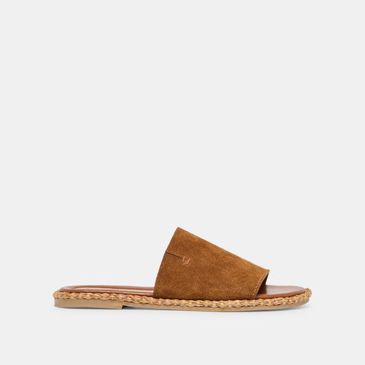 Dolce Vita SHOES Ridge Chestnut Suede Sandals