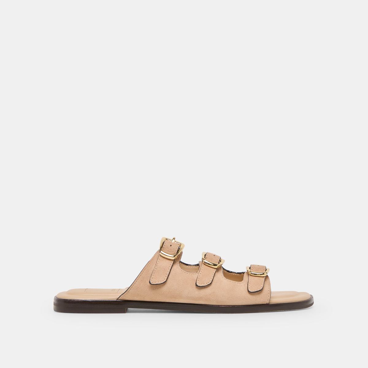 Dolce Vita SHOES Fin Bamboo Suede Sandals