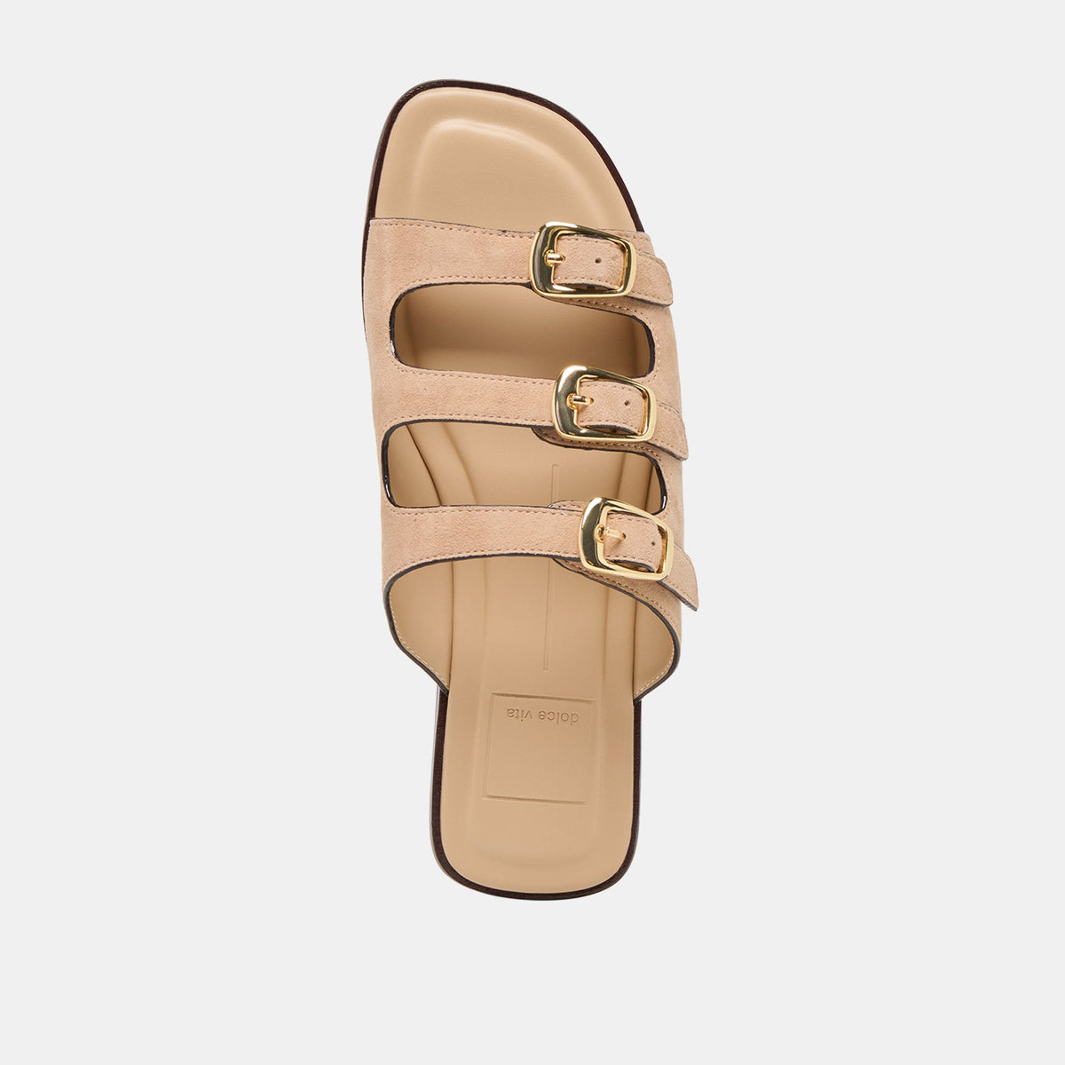 Dolce Vita SHOES Fin Bamboo Suede Sandals