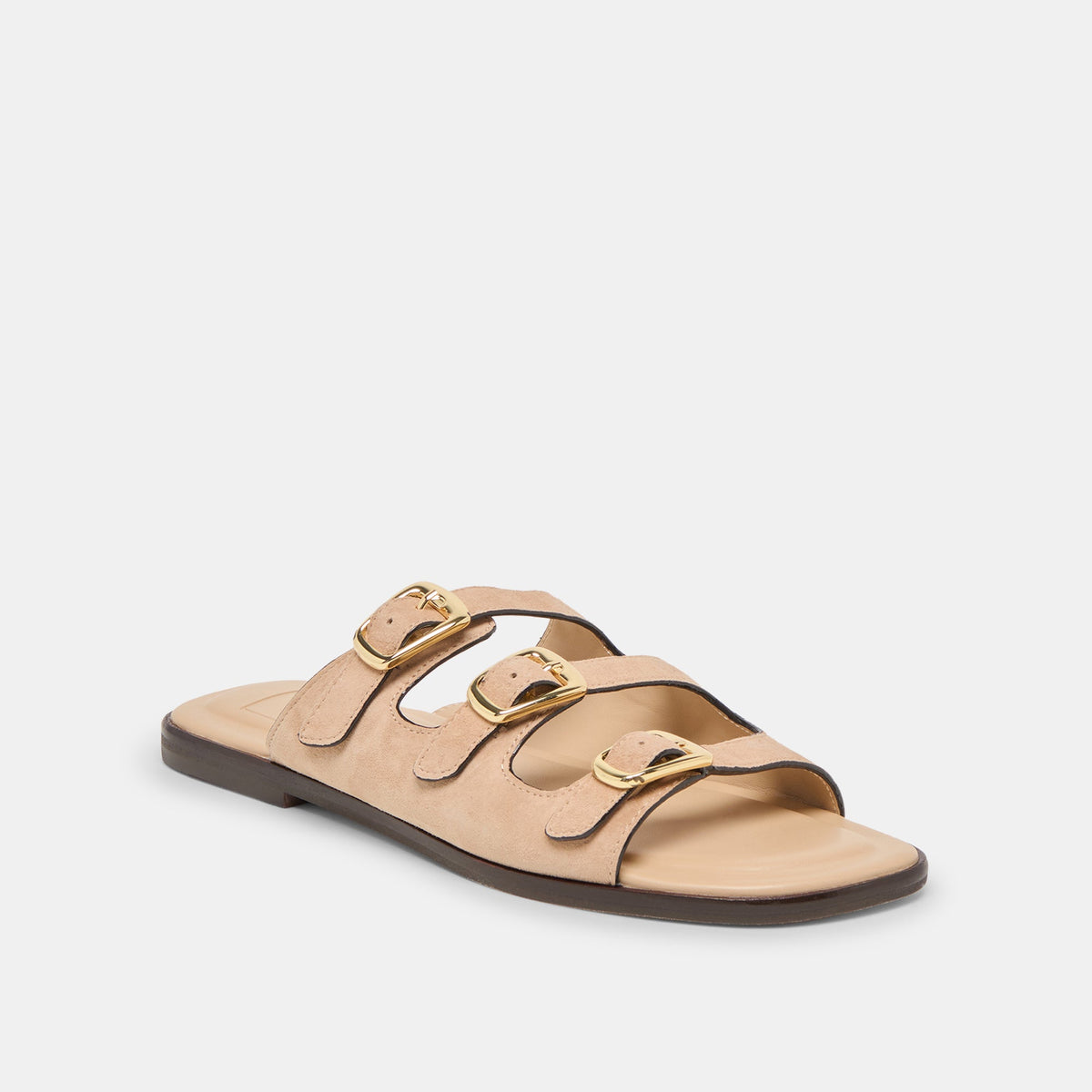 Dolce Vita SHOES Fin Bamboo Suede Sandals