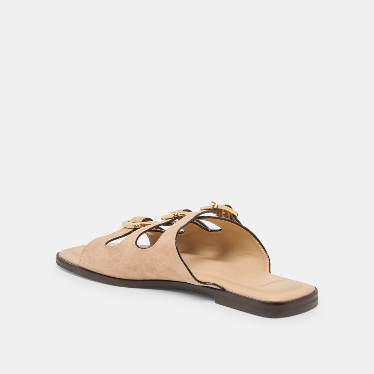 Dolce Vita SHOES Fin Bamboo Suede Sandals