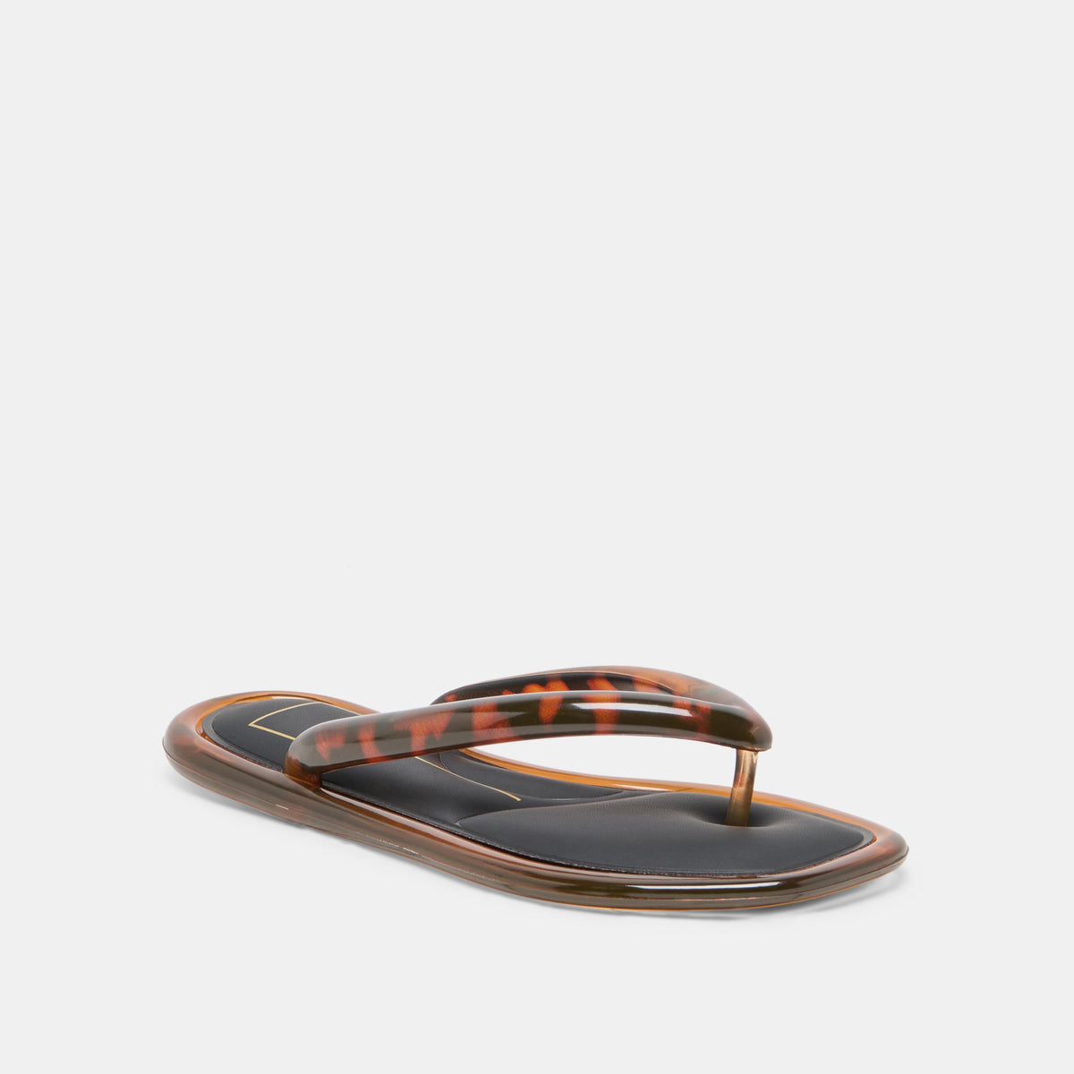 Dolce Vita SHOES JOZEY Tortoise Jelly Flip-Flop Sandals