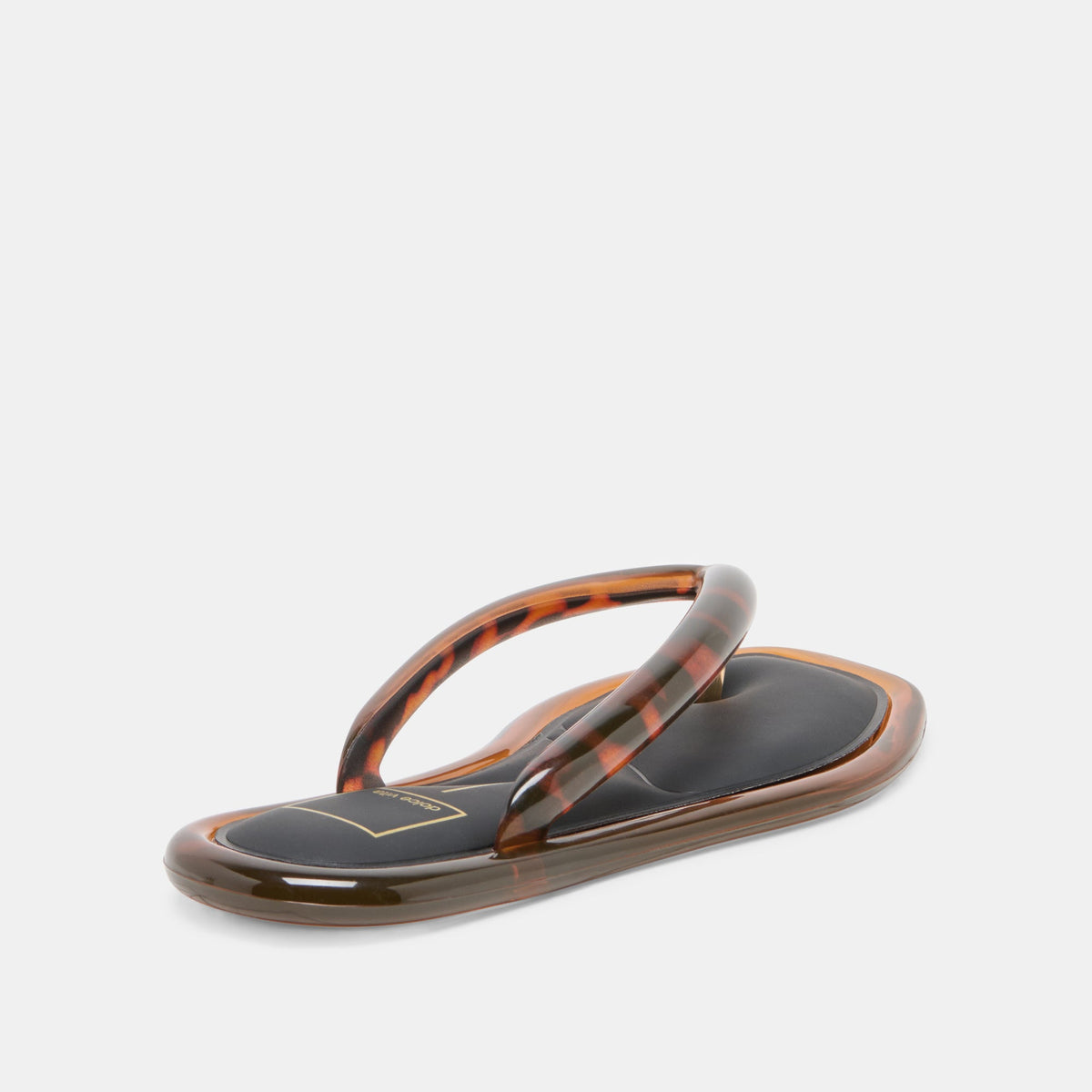 Dolce Vita SHOES JOZEY Tortoise Jelly Flip-Flop Sandals