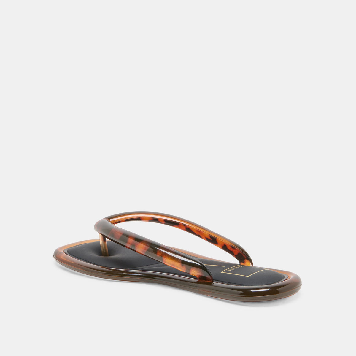Dolce Vita SHOES JOZEY Tortoise Jelly Flip-Flop Sandals