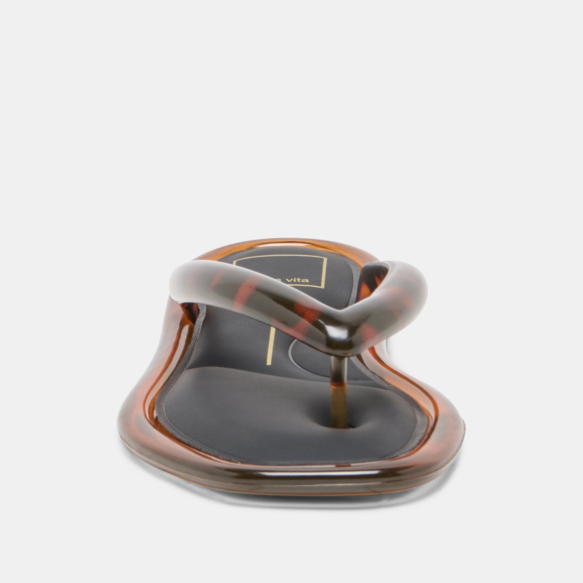 Dolce Vita SHOES JOZEY Tortoise Jelly Flip-Flop Sandals