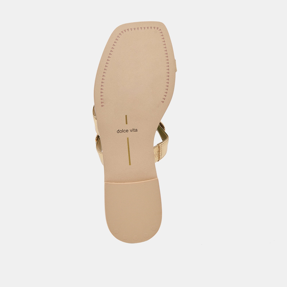 Dolce Vita SHOES Tarina Gold Leather Sandals