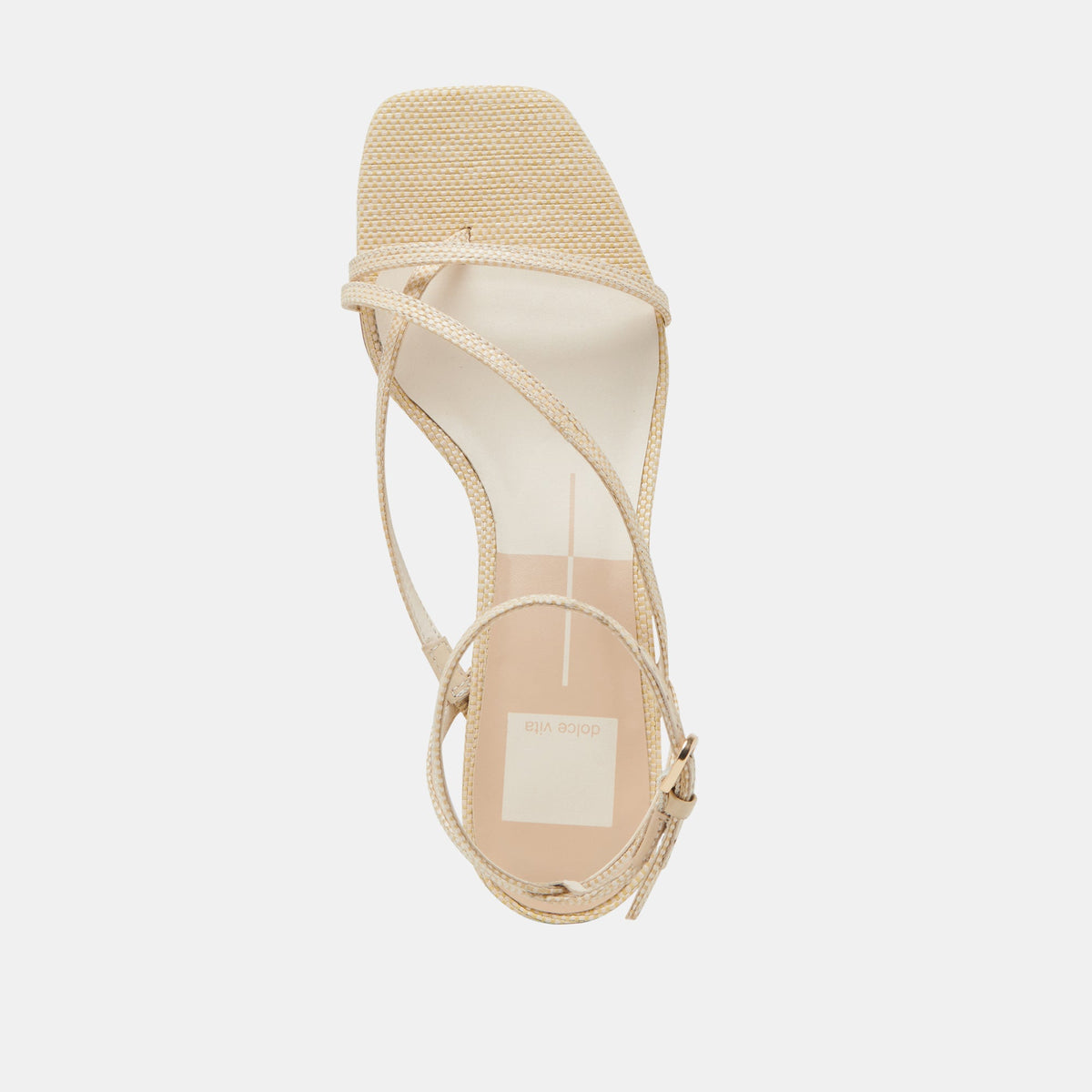 Dolce Vita SHOES Karlos Wide Natural Woven Raffia Sandals