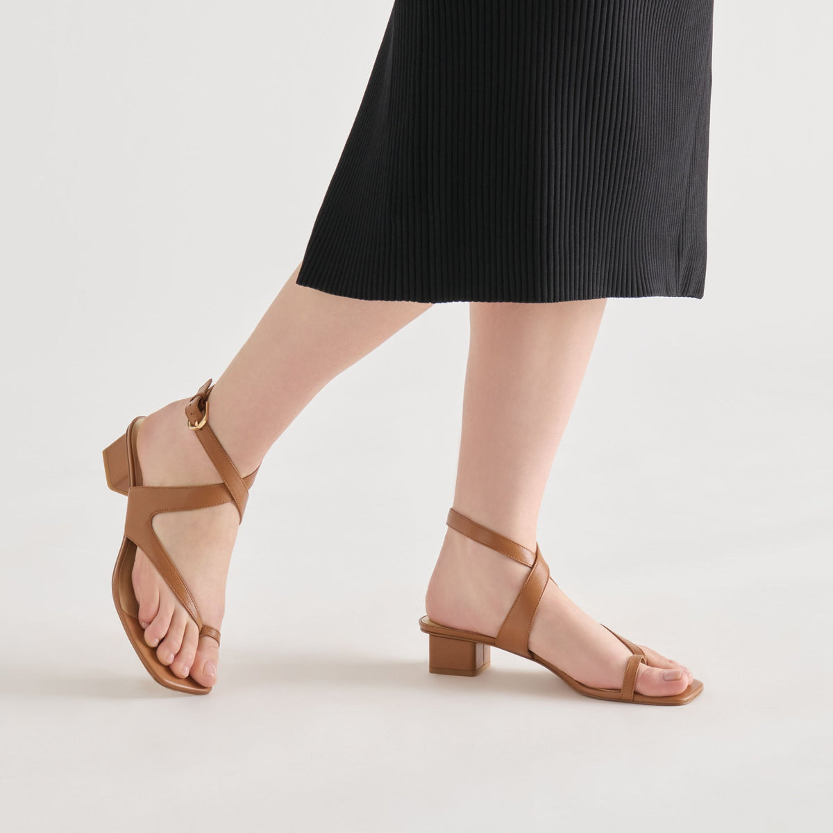 Dolce Vita SHOES Kameo Saddle Leather Heels