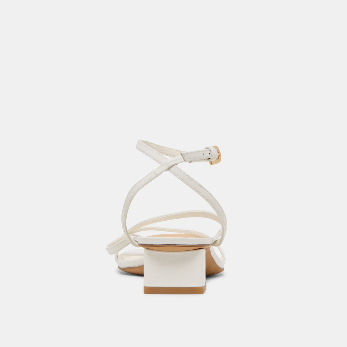 Dolce Vita SHOES Karlos Wide True White Leather Sandals